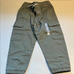 OshKosh B'gosh Olive Cargo Joggers with Drawstring